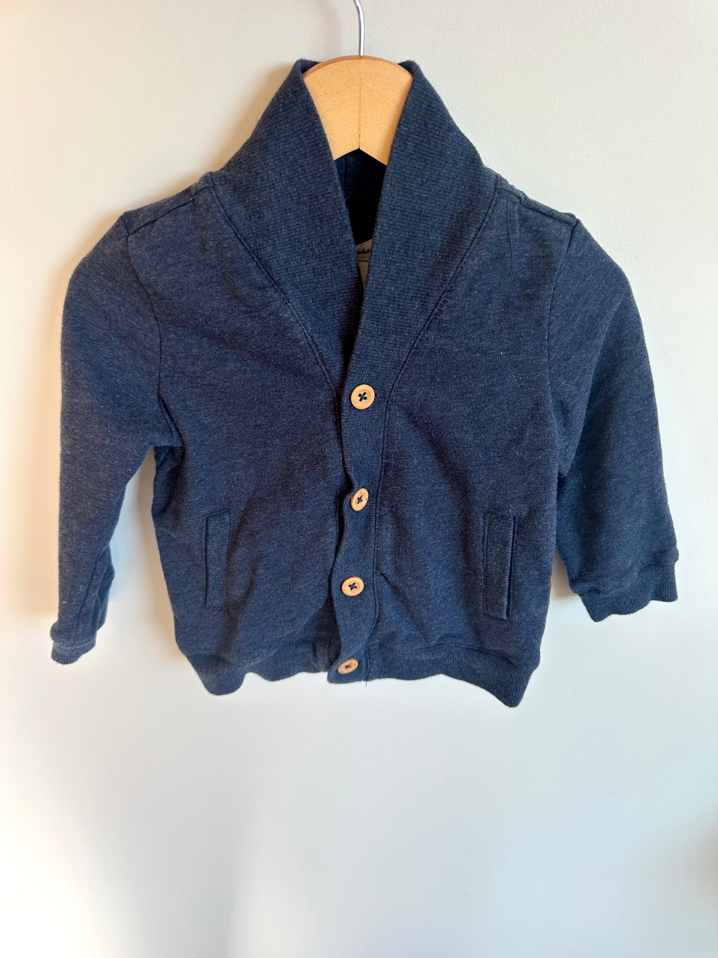 Navy Cowl Neck Cardigan / 24m