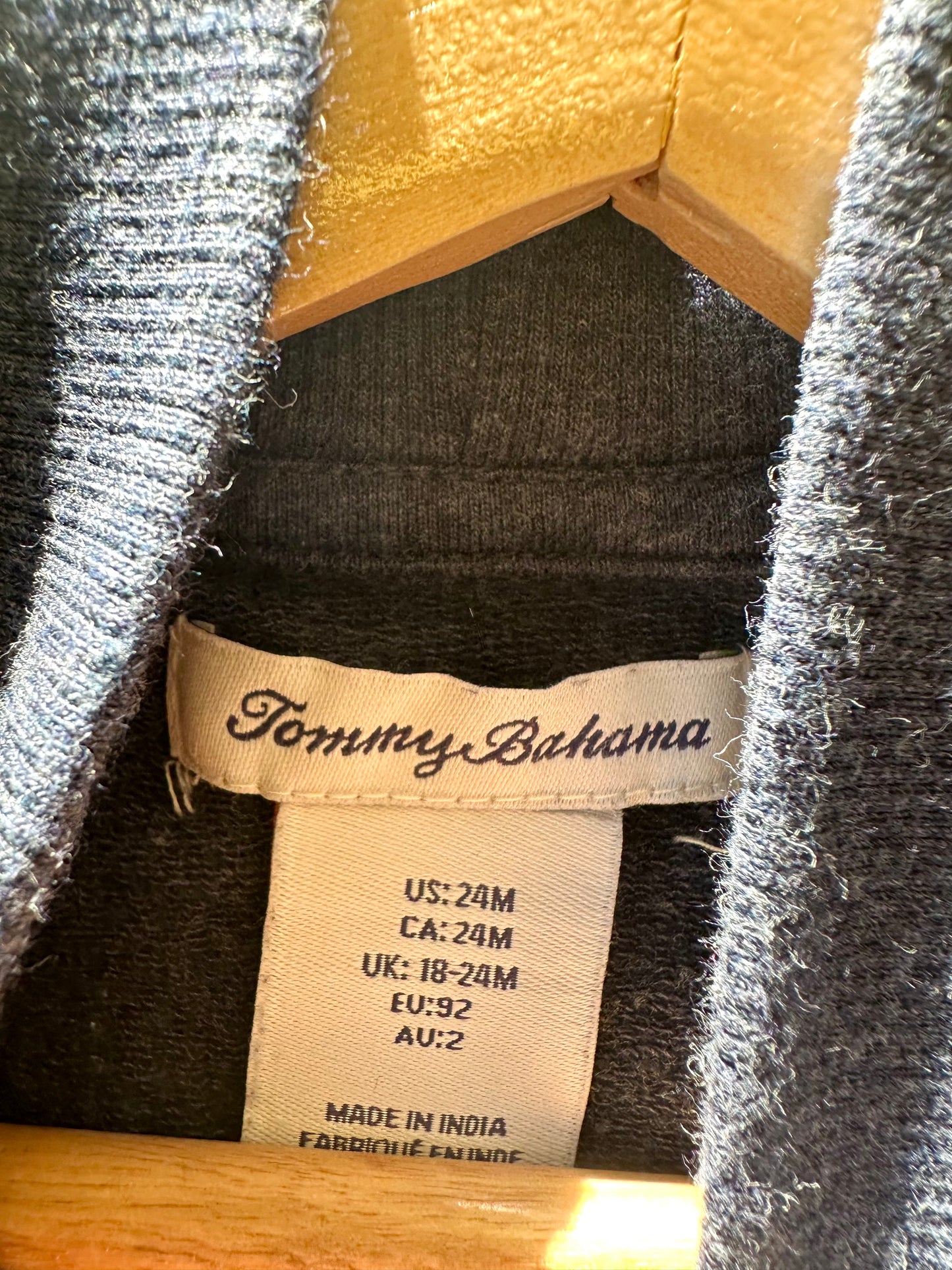 Navy Cowl Neck Cardigan / 24m