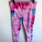 Athletic Colored Tie Dye  Leggings / 10-11 years (lg)