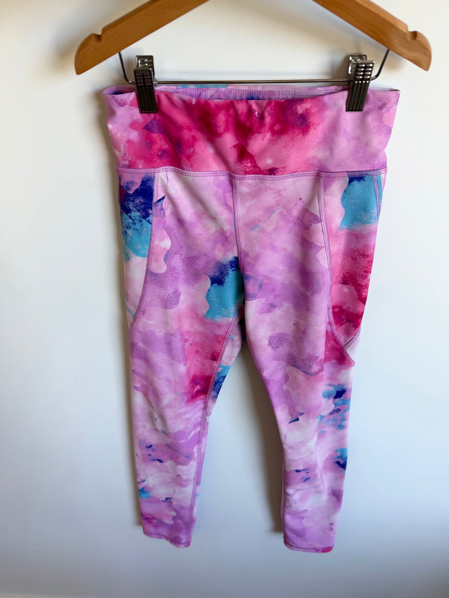 Athletic Colored Tie Dye  Leggings / 10-11 years (lg)