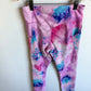 Athletic Colored Tie Dye  Leggings / 10-11 years (lg)