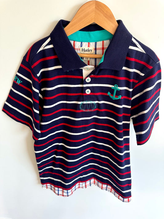 Hatley Collared Anchor T-shirt / 8 years
