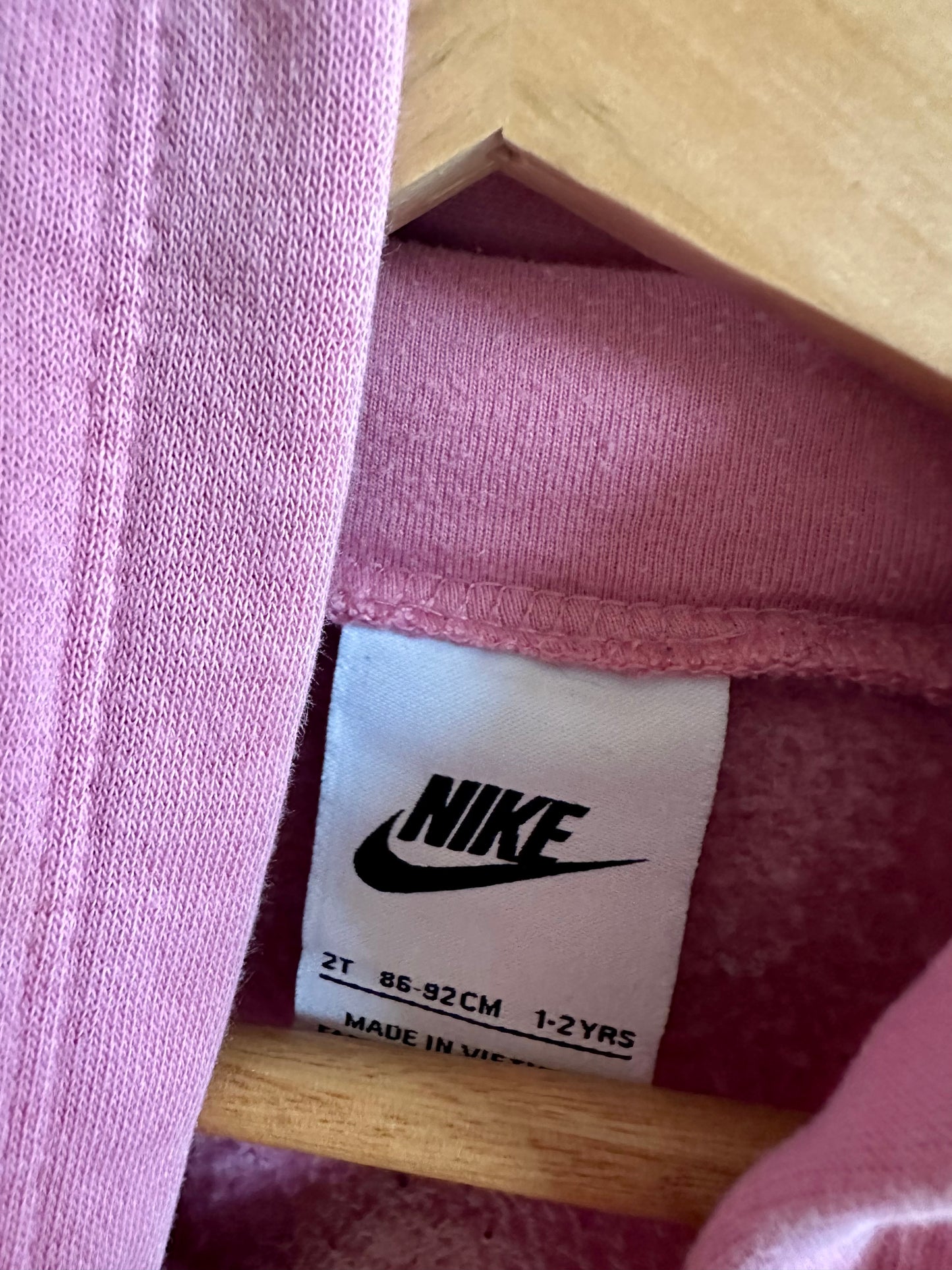 Nike Pink Hoodie (PLAY) / 2T