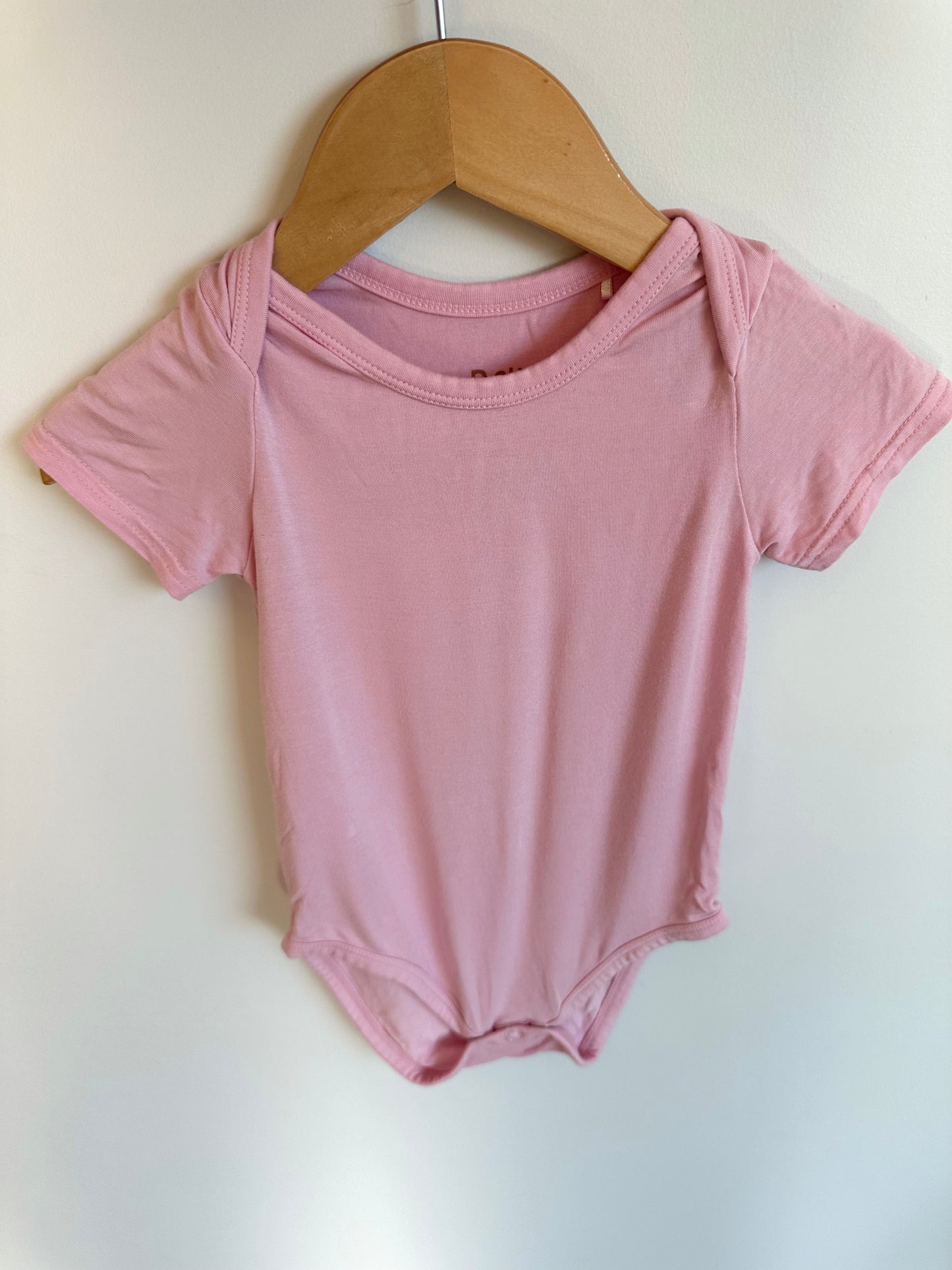 Pink Bamboo Bodysuit / 18-24m