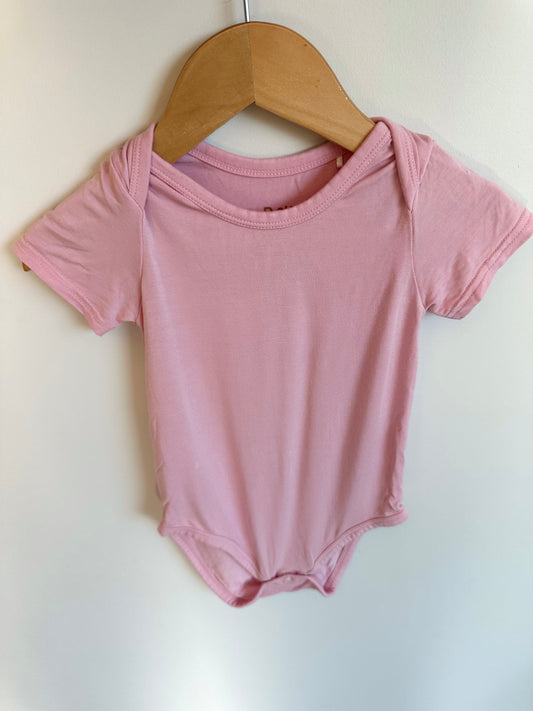 Pink Bamboo Bodysuit / 18-24m
