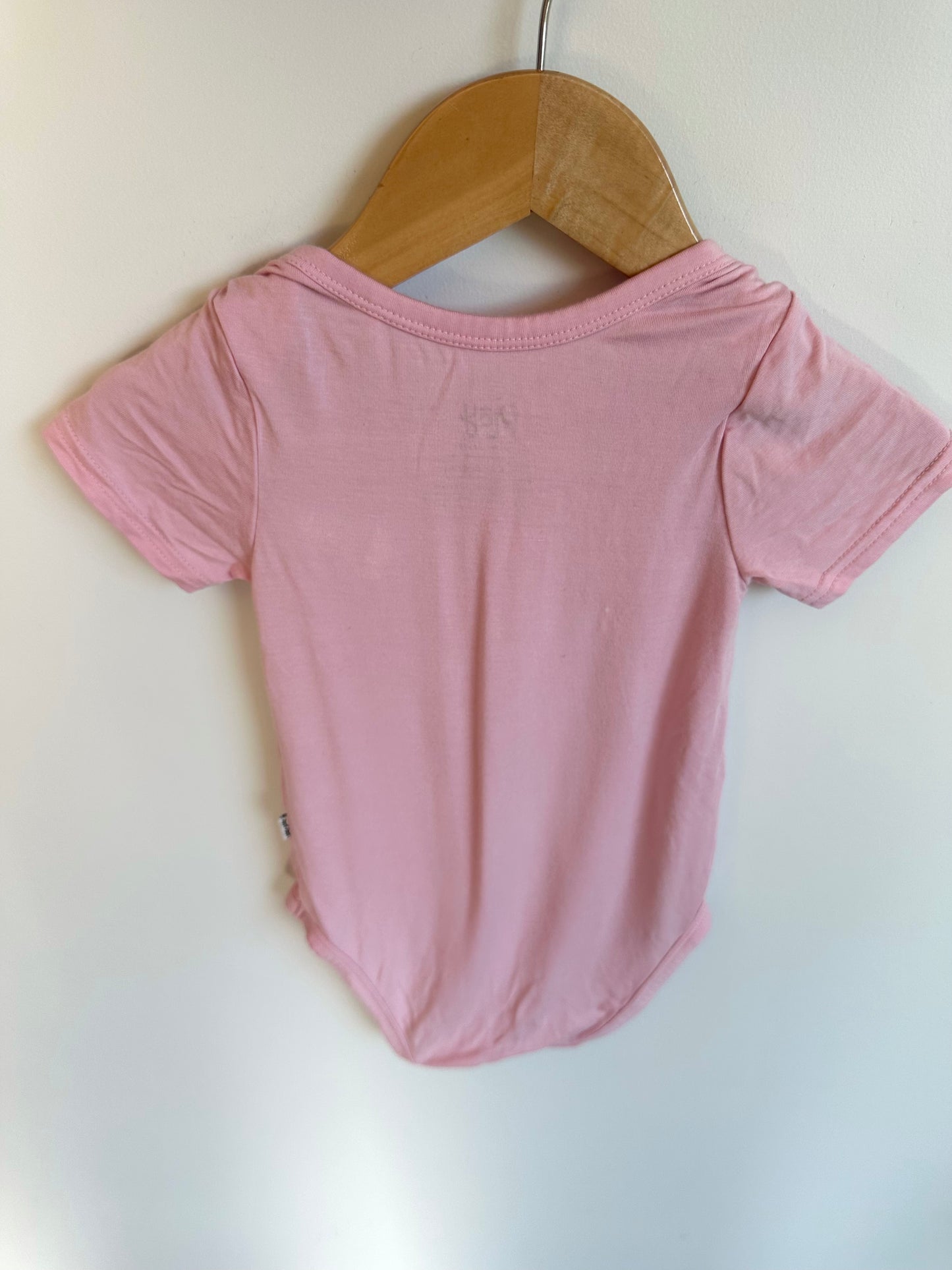 Pink Bamboo Bodysuit / 18-24m