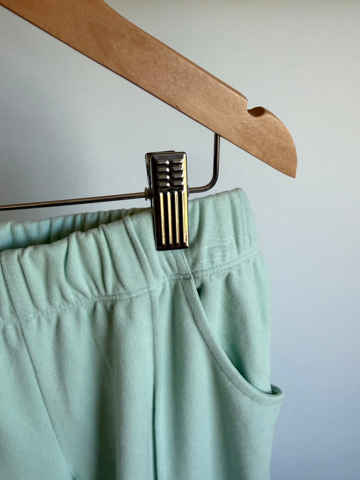 Wide Legged Dusty Blue Pants / 8 years