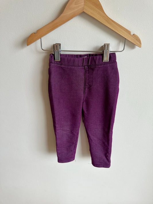 Purple Jeggings / 18m