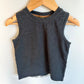 Peekaboo Beans Grey Tank / 3T