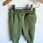 Green Drawstring Tapered Pants / 18-24m