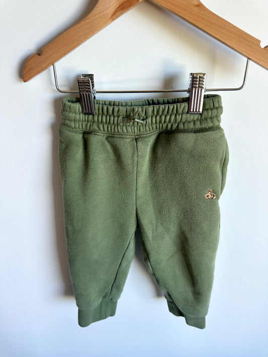 Green Drawstring Tapered Pants / 18-24m
