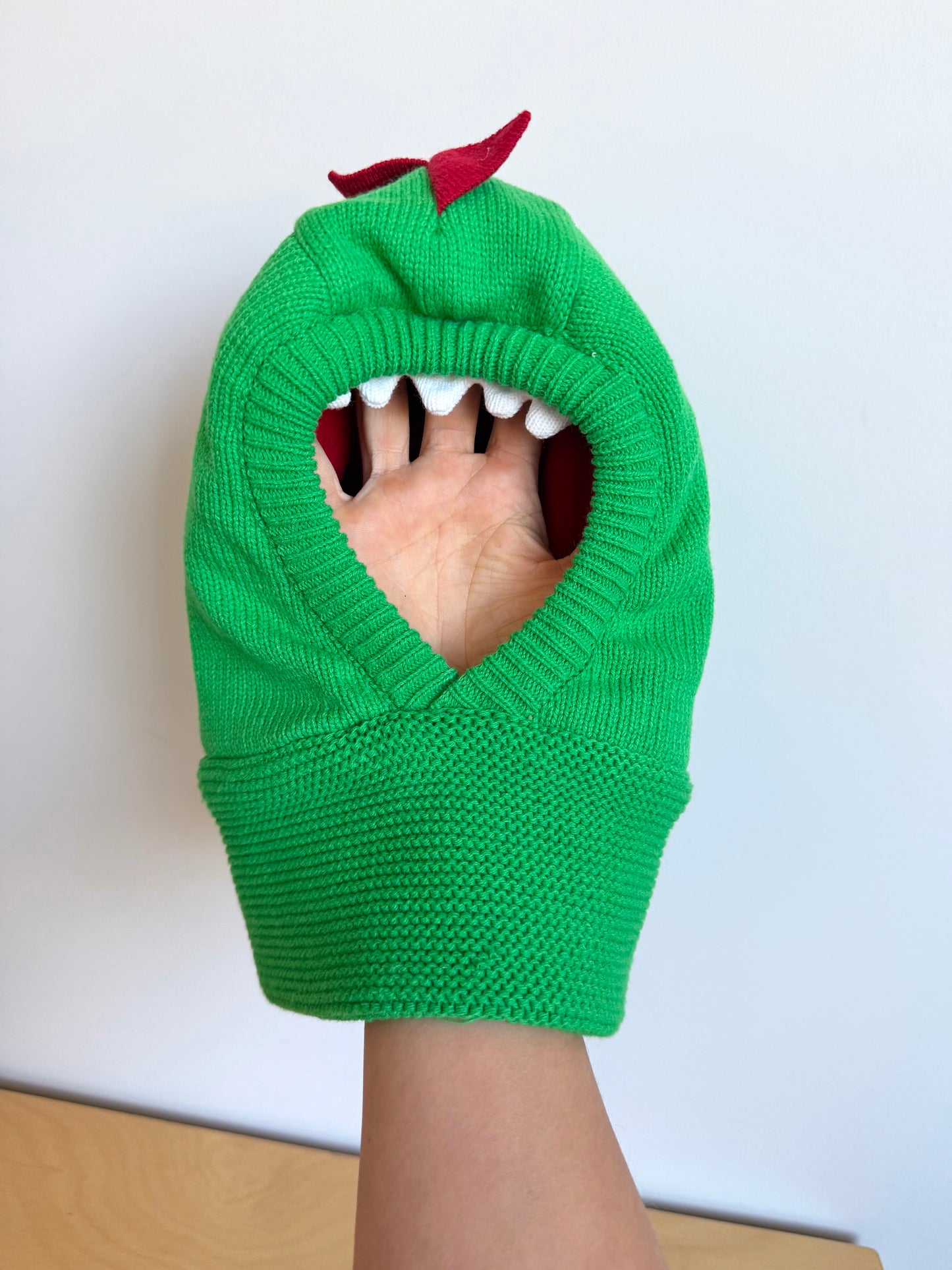 Green Dino Toque / 12-24m