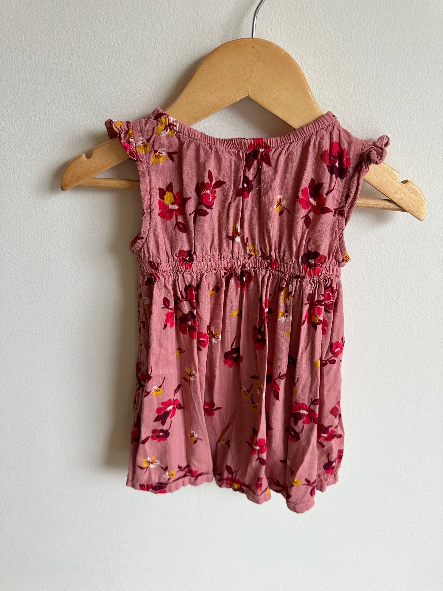 Blush Floral Dress / 12-18m