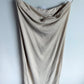 Beige Tube Maternity Dress / Large