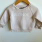 Brunette the Label Blonde Pink Crewneck / 12-18m