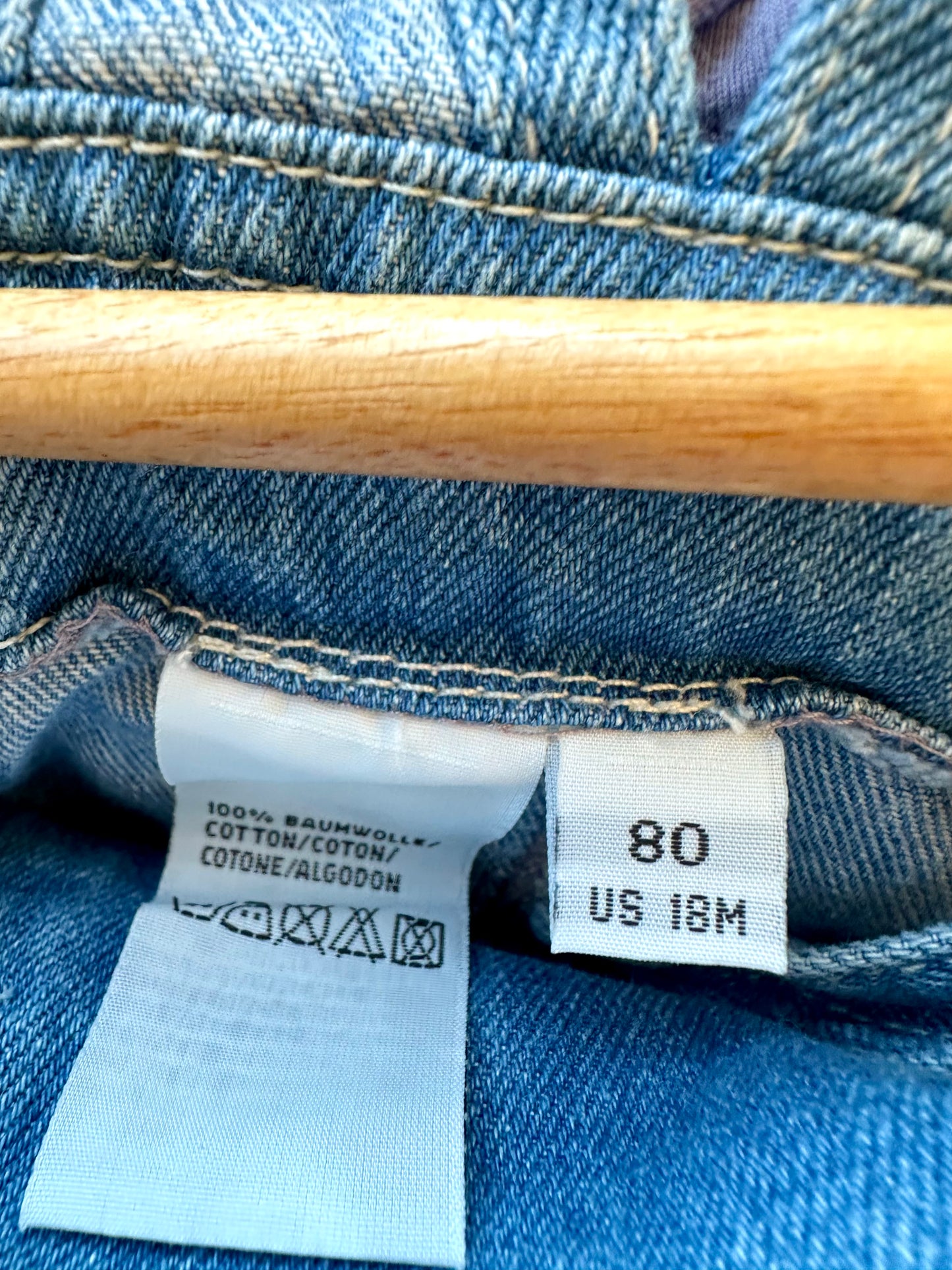 Denim Overalls / 18m