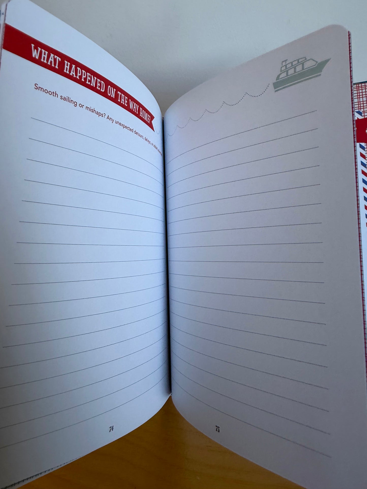 Kids' Travel Journal Book (With tags)