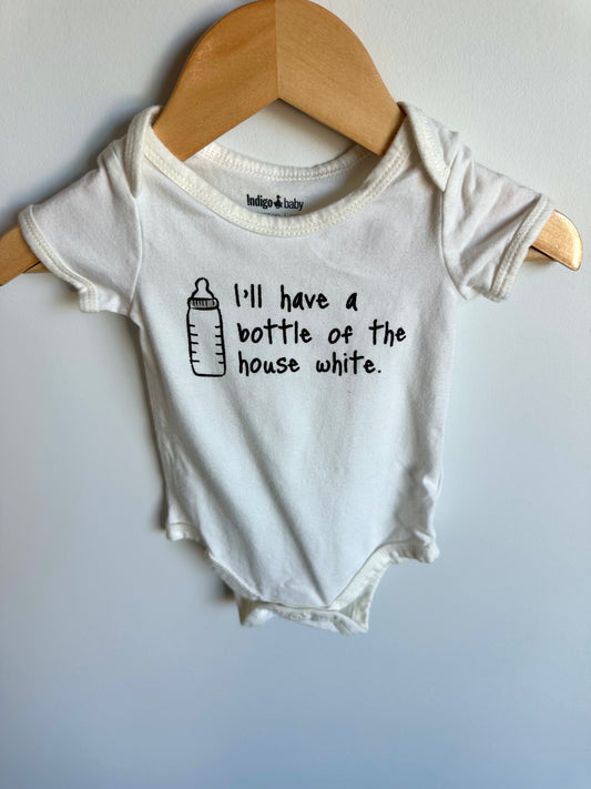 House White Bodysuit / 3-6m