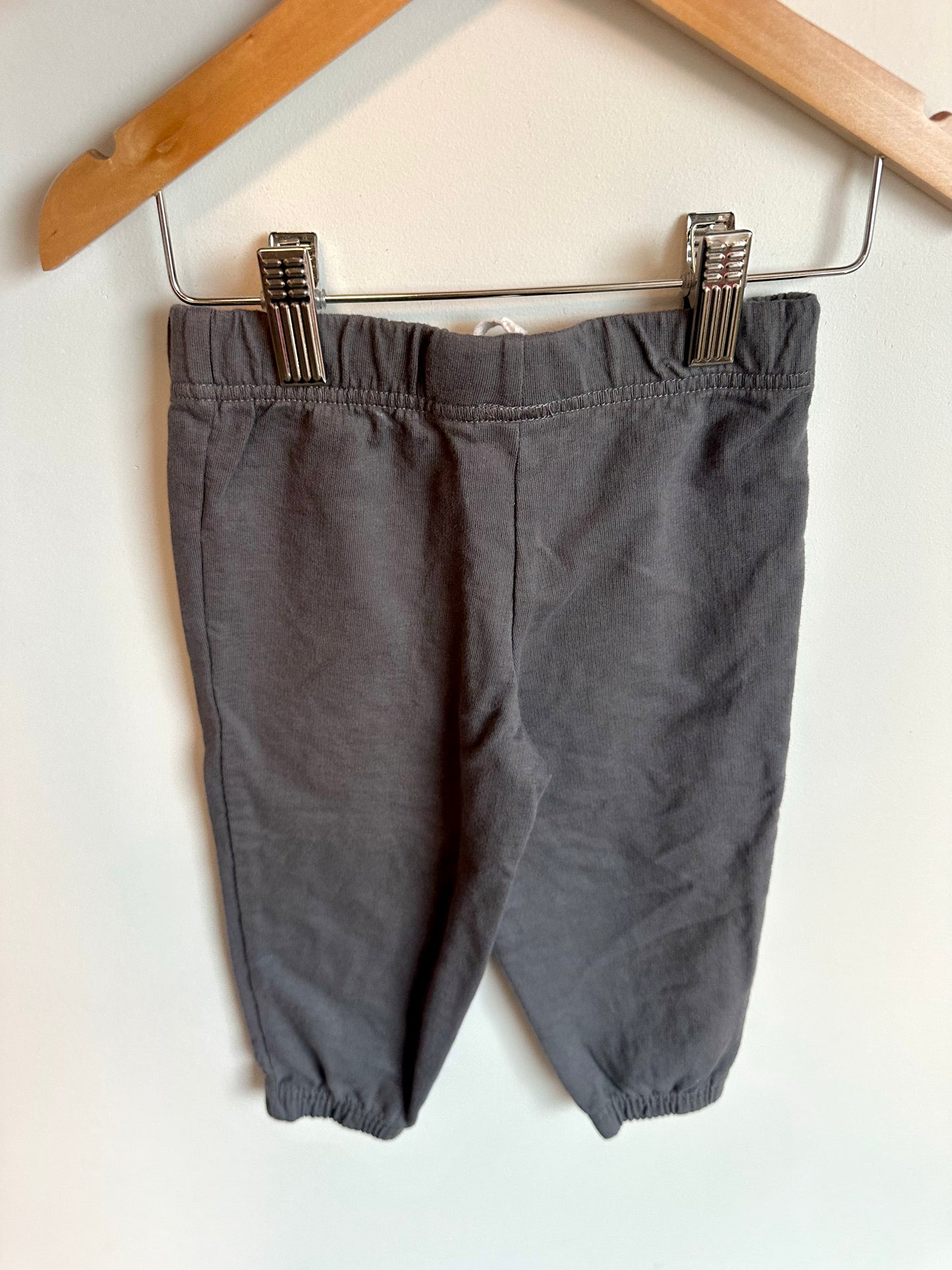Grey Tapered Pants with Drawstring / 18m