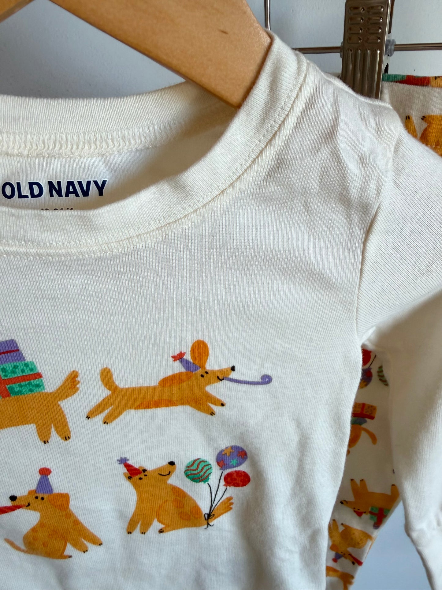 Dog Party PJ Set / 18m