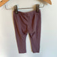 Jax & Lennon Plum Leggings / 12-18m