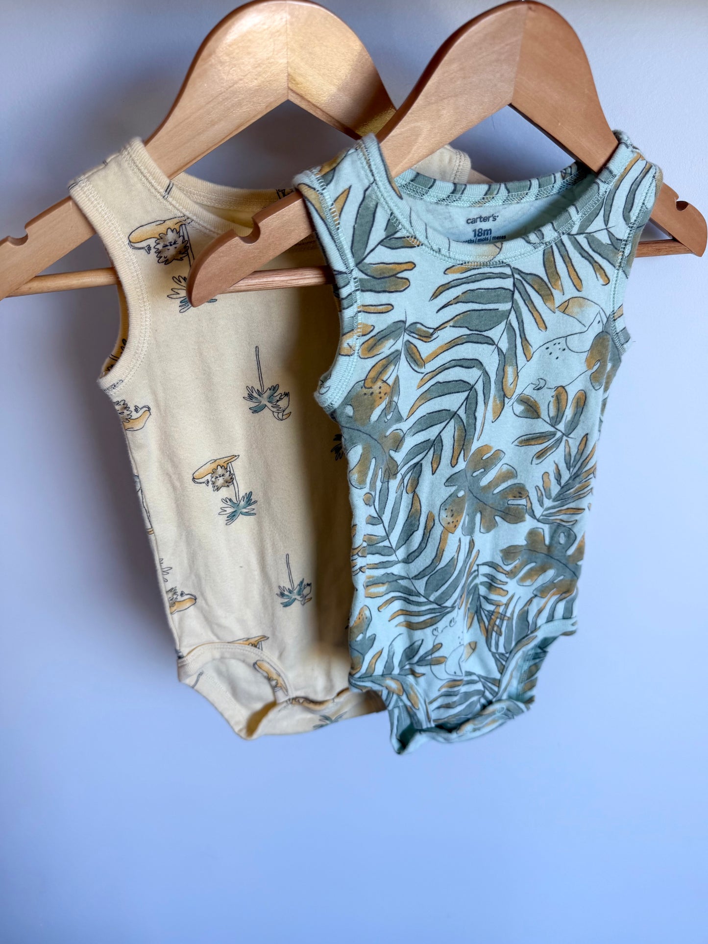 Lion + Toucan Tank Bodysuits (2) / 18m