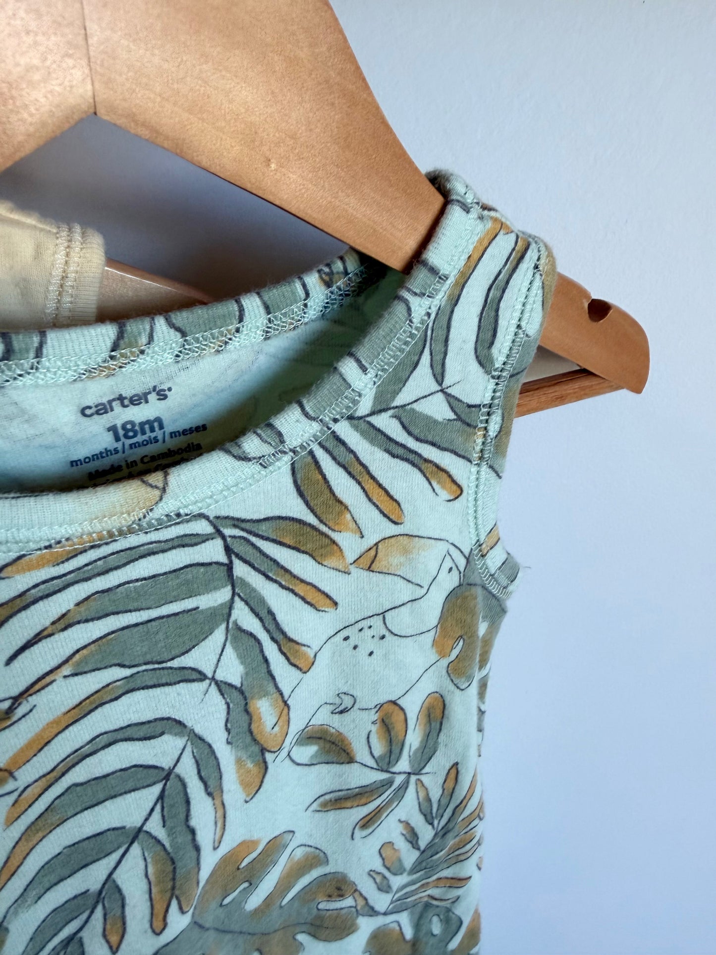 Lion + Toucan Tank Bodysuits (2) / 18m