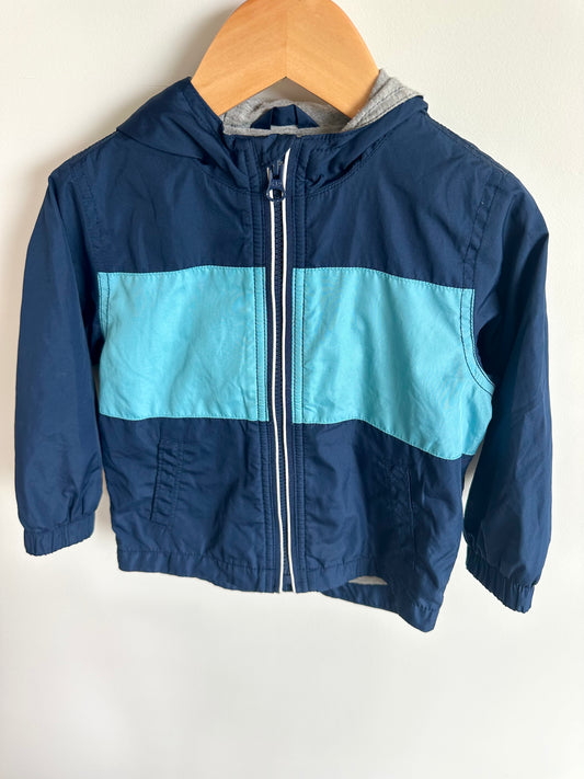 Gap Two Tone Blue Hooded Jacket (PLAY)/ 2T