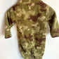 Fleece Green Camo Jumpsuit / 18m