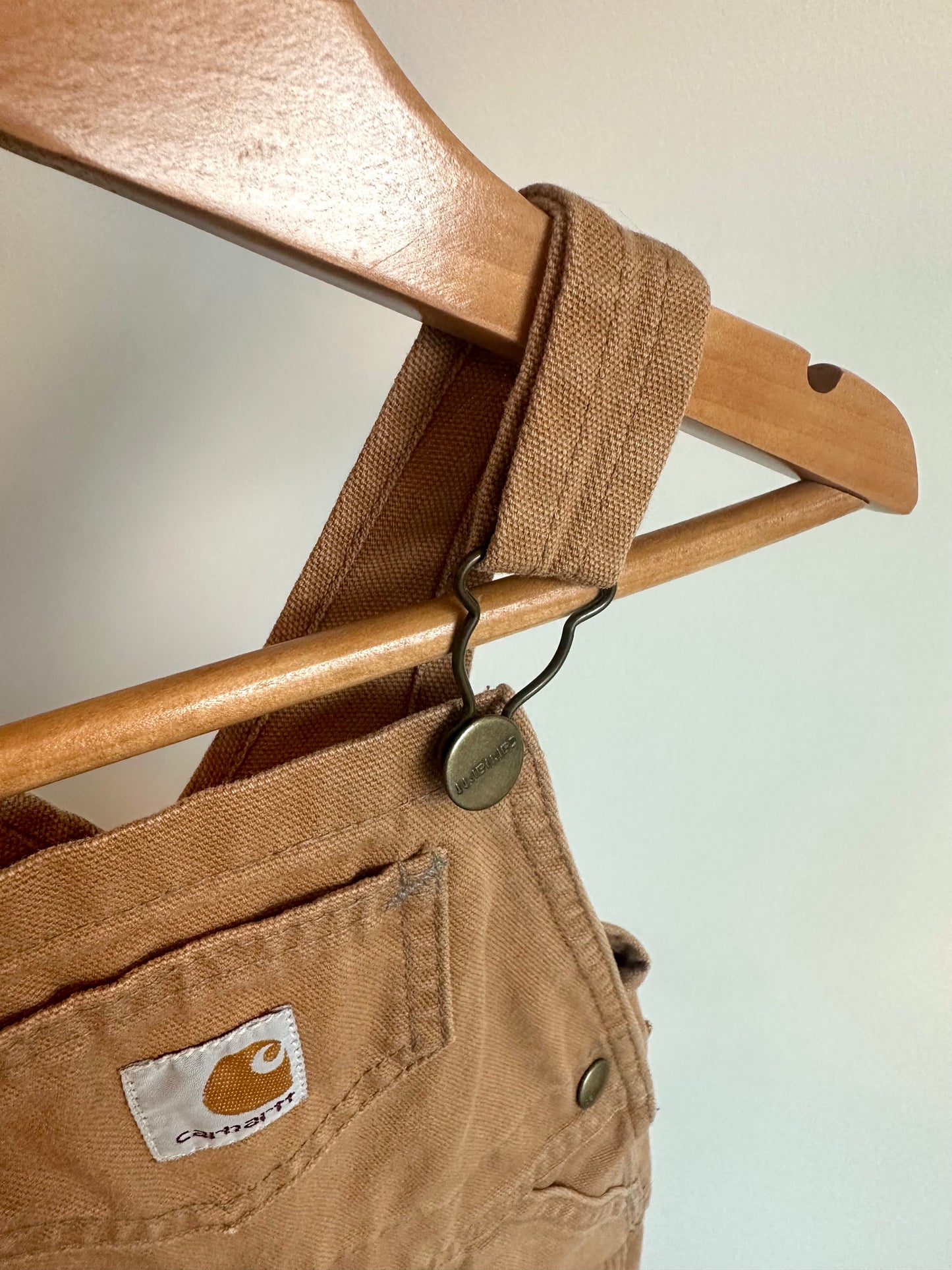 Tan Carhartt Overalls / 12-18m