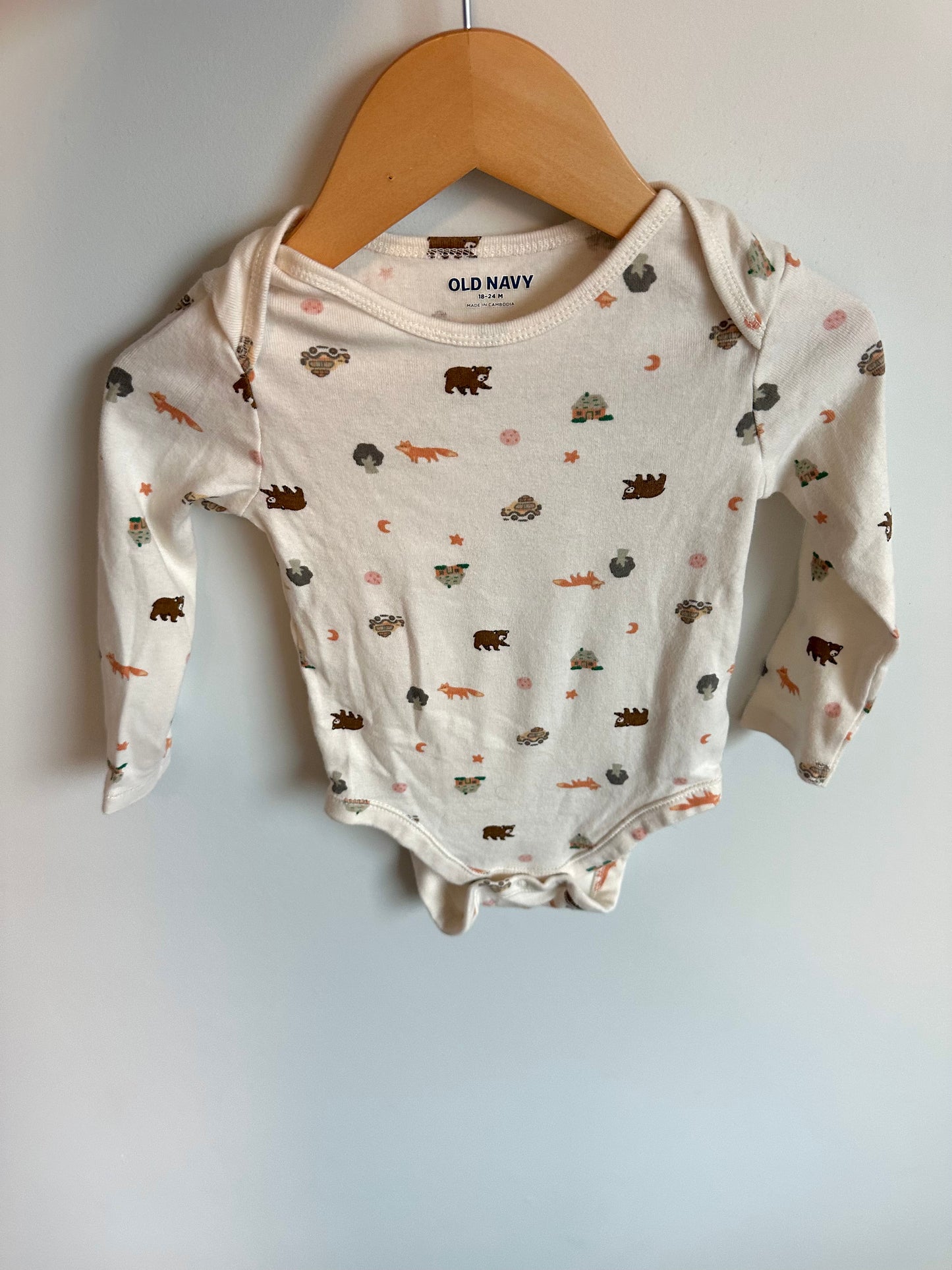 Bodysuit Set of 3 - Bear + Construction / 12-18m
