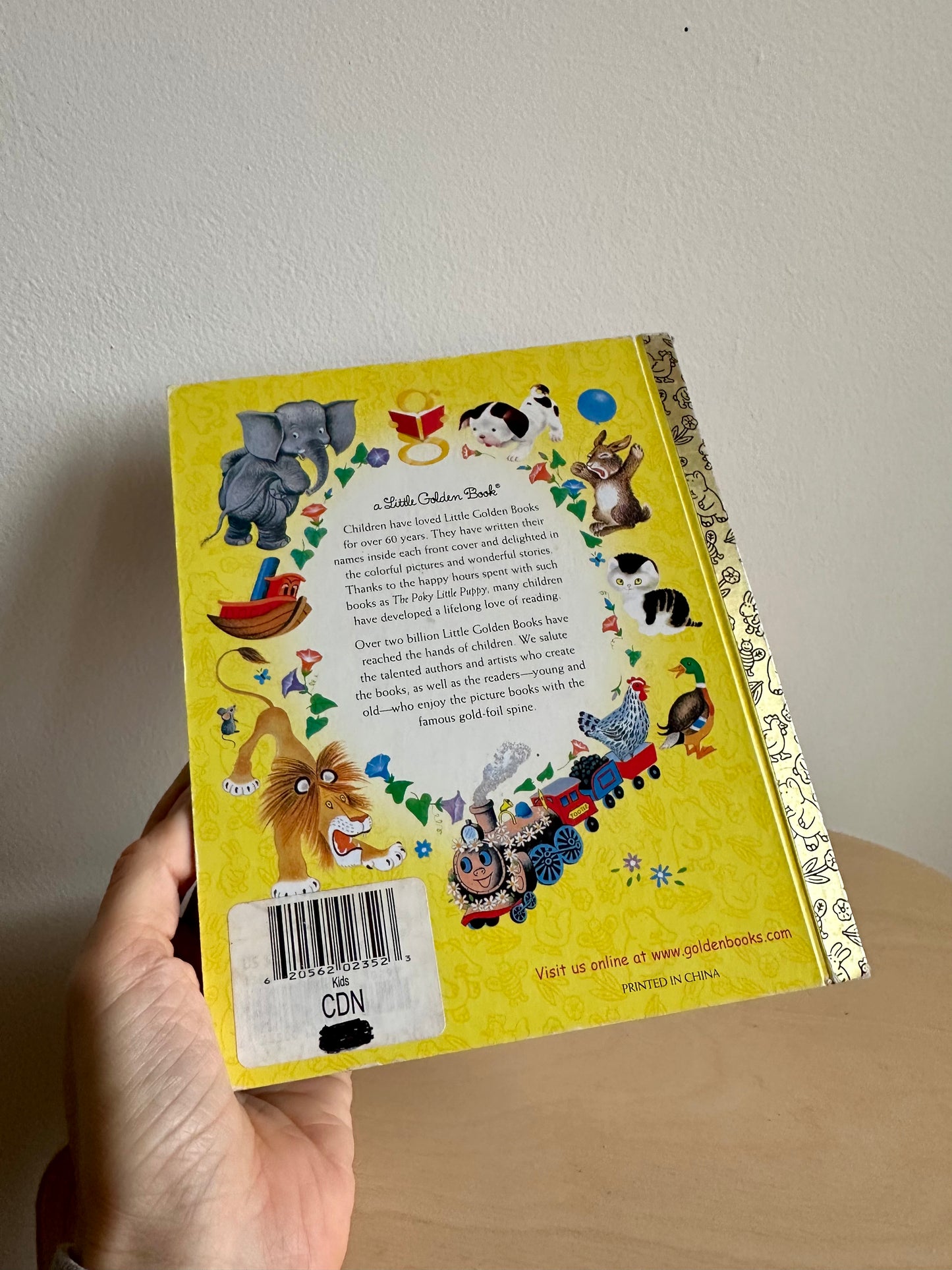 Set of 4 'a Little Golden Book' / 3-6 years (No Shipping)