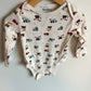 Bodysuit Set of 3 - Bear + Construction / 12-18m