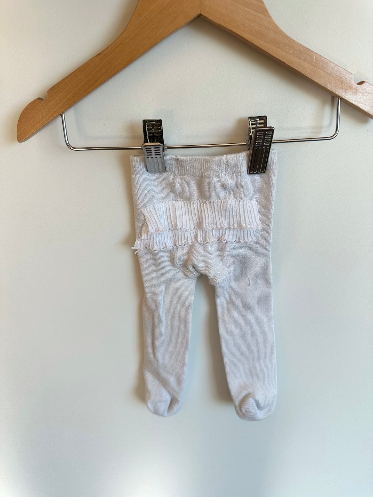 Ruffle Footed Tights / 0-3m