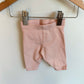 H&M Pink Organic Cotton Biker Shorts / 0-1m