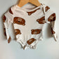 Bodysuit Set of 3 - Bear + Construction / 12-18m
