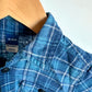 Plaid Blue Button Up T-Shirt / 18-24m