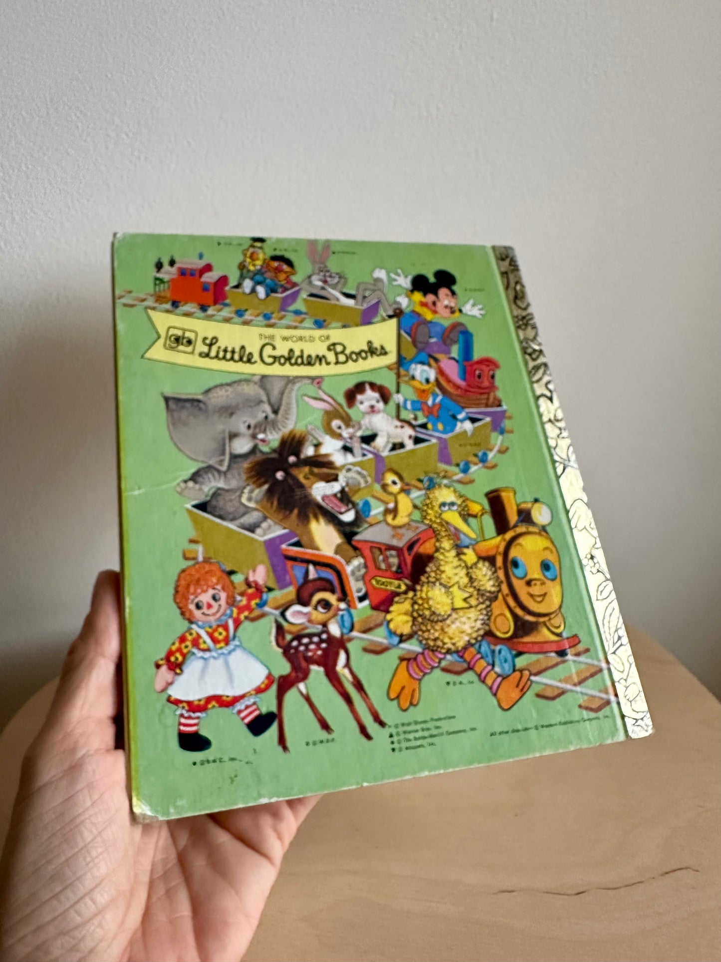 Set of 4 'a Little Golden Book' / 3-6 years (No Shipping)