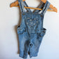 Heart Daisy Jean Overalls / 18-24m