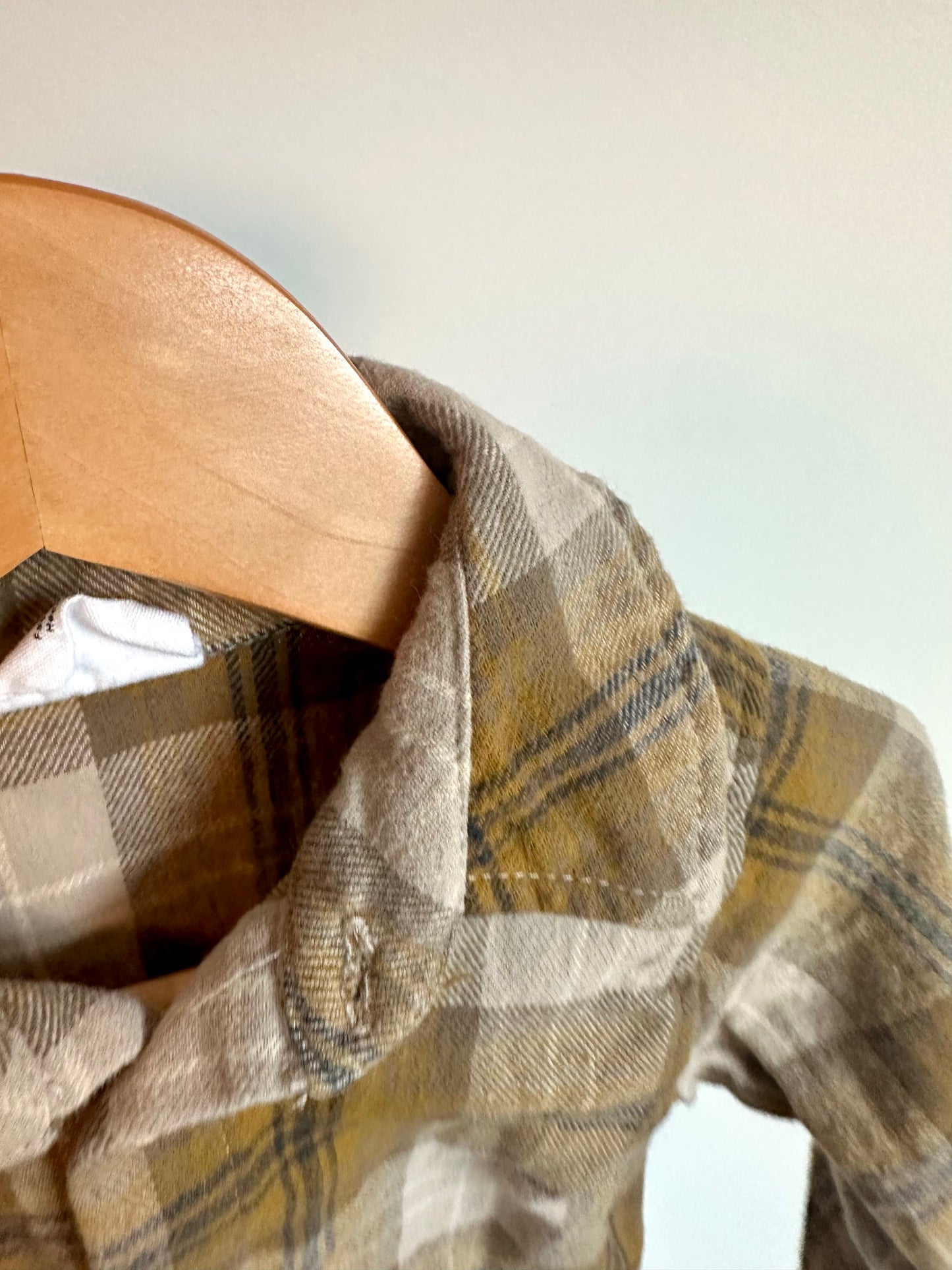 PL Brown Plaid Flannel / 18m