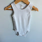 H&M White Tank Bodysuit / 12-18m