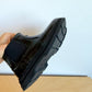 Shiny Black Ankle Boots / Size 8.5 Toddler