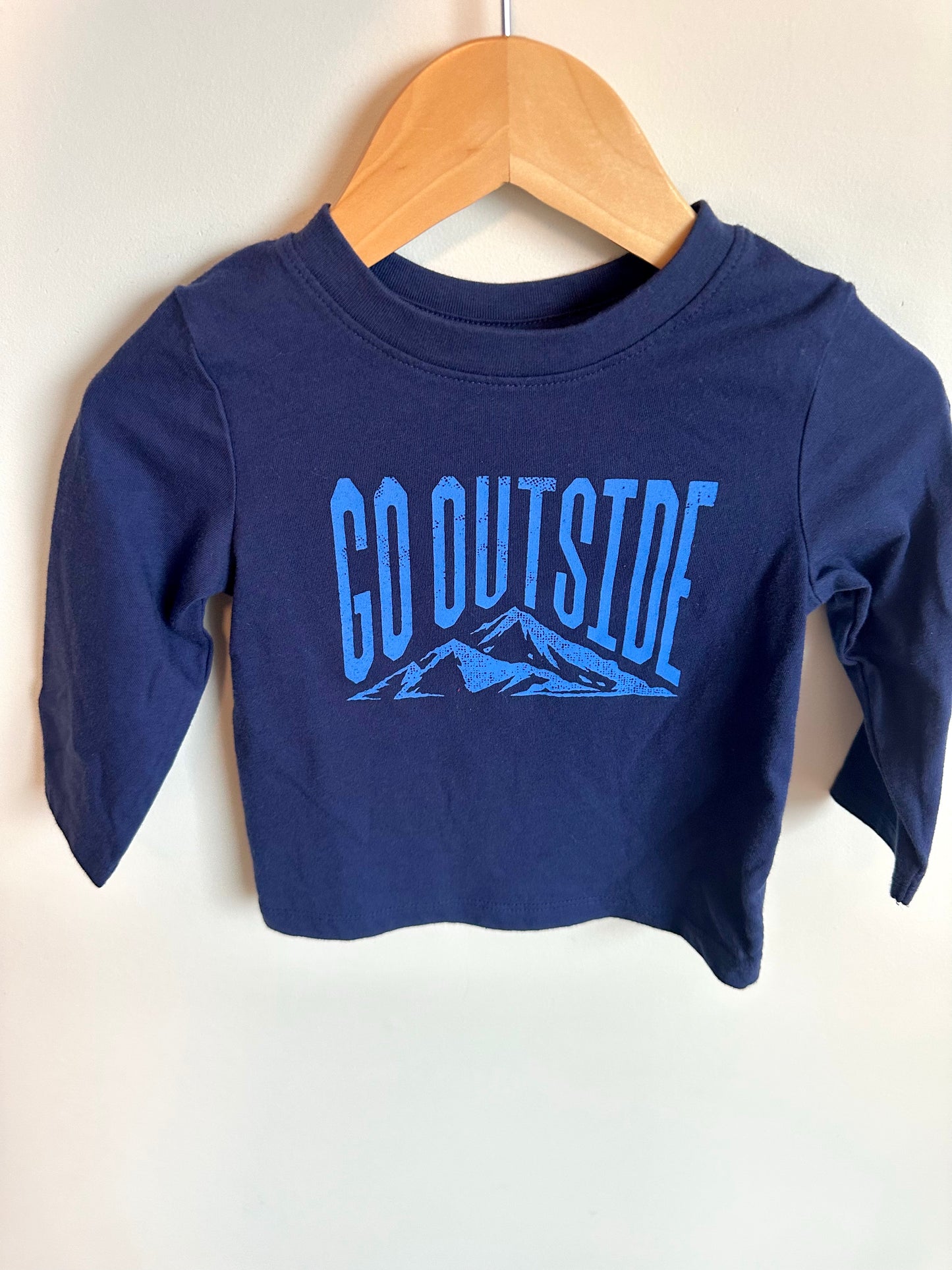 Navy Go Outside Long Sleeve / 18m