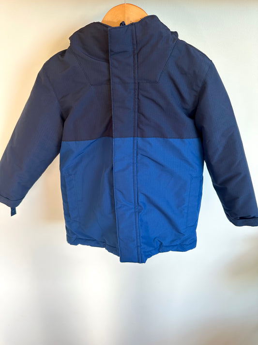 Fleece Lined 2 in 1 Navy Jacket / 4T