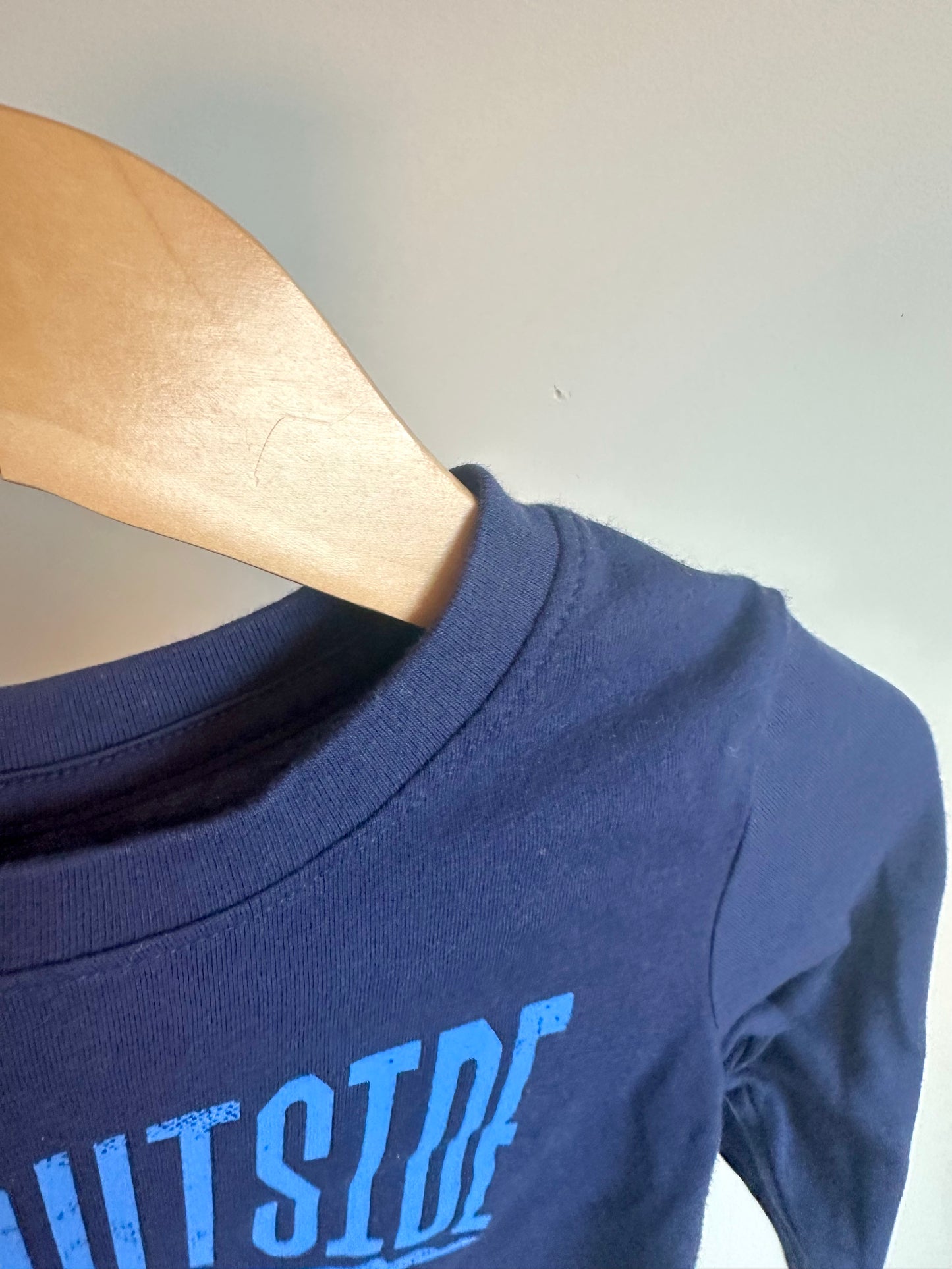 Navy Go Outside Long Sleeve / 18m