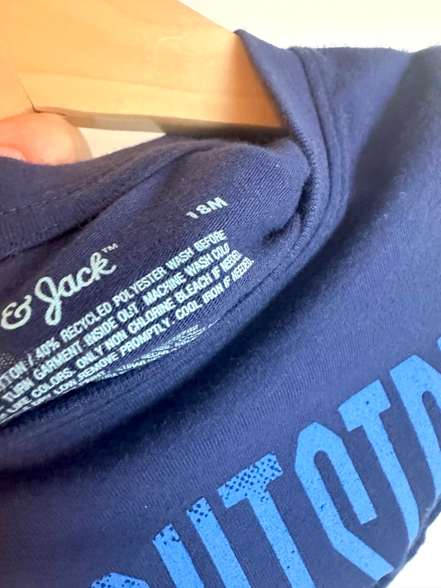 Navy Go Outside Long Sleeve / 18m