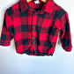 Red Black Checkered Button Up / 18-24m