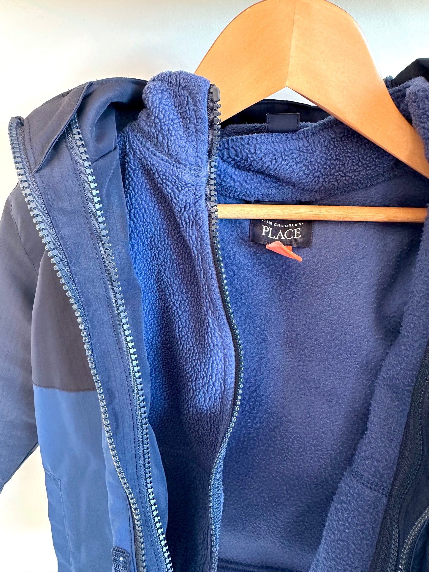 Fleece Lined 2 in 1 Navy Jacket / 4T