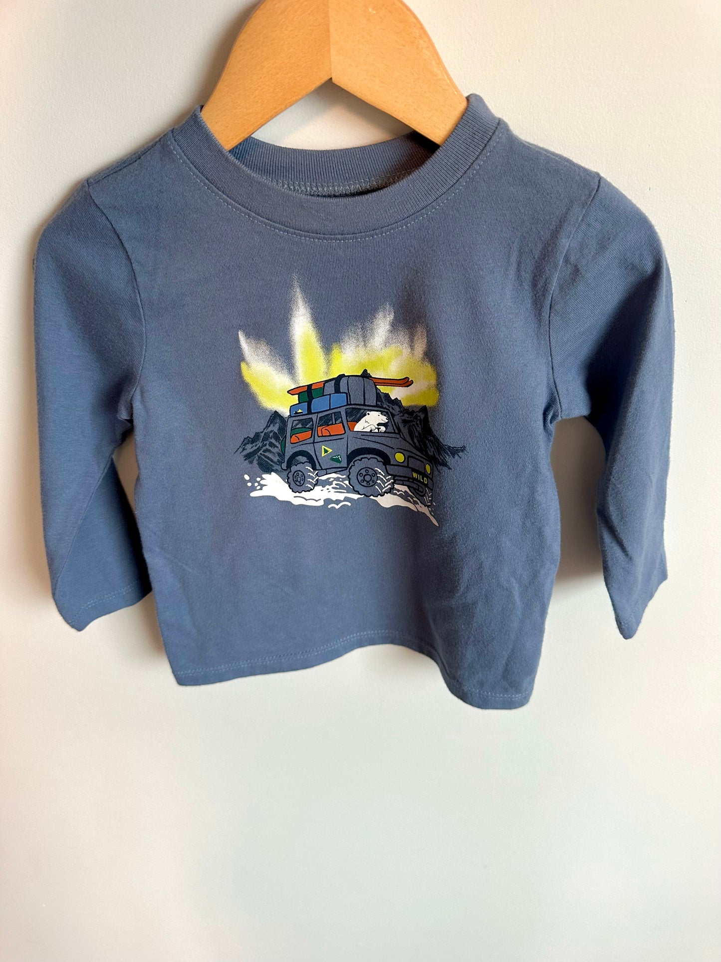 Blue Polar Bear Long Sleeve / 18m