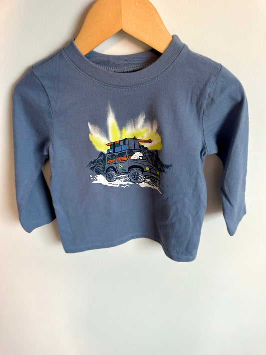 Blue Polar Bear Long Sleeve / 18m